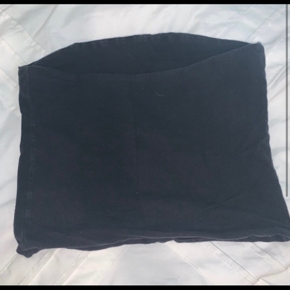 BRANDY MELVILLE BLACK TUBE TOP - Picture 2 of 3